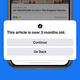 Illustration for article titled Facebook Will Finally Tell Your Aunt That Article Is From 3 Months Ago